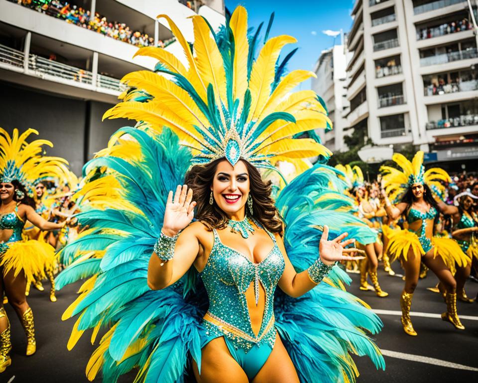 Samba Parade at Rio Carnival