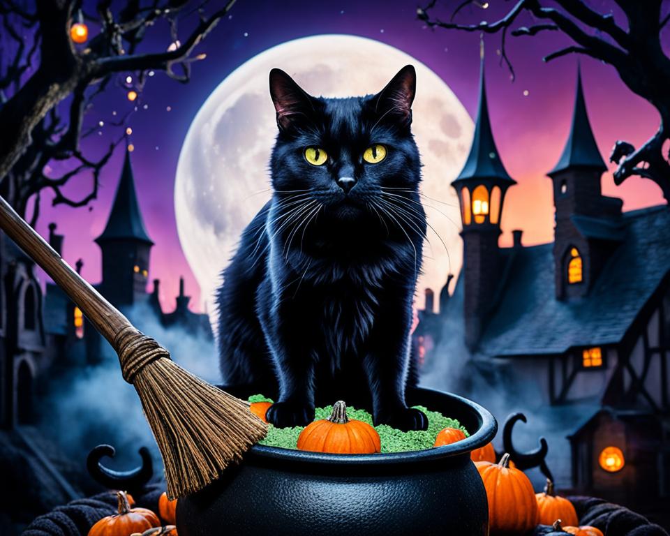 black cats and witches