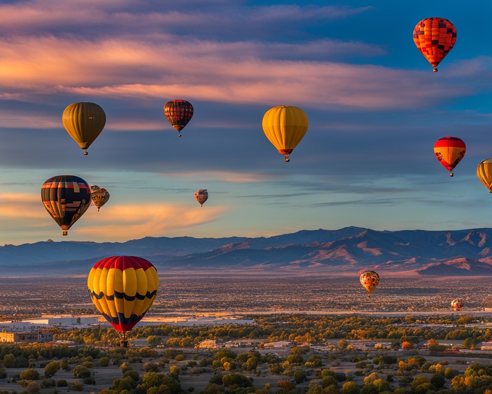 hot air balloons